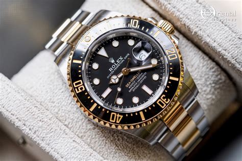 rolex sea dweller 2 tone|Rolex Sea-Dweller 16600 price.